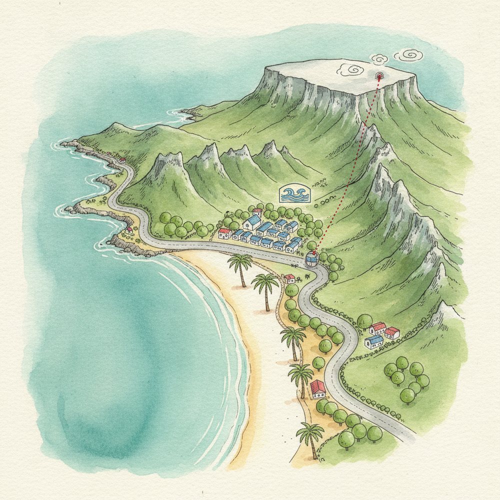 The Aerie map
